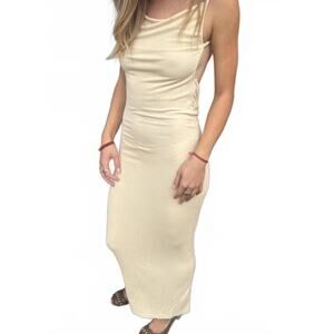 Danielle Bernstein by WeWoreWhat XS Bodycon Stretch Knit Low Back Dress